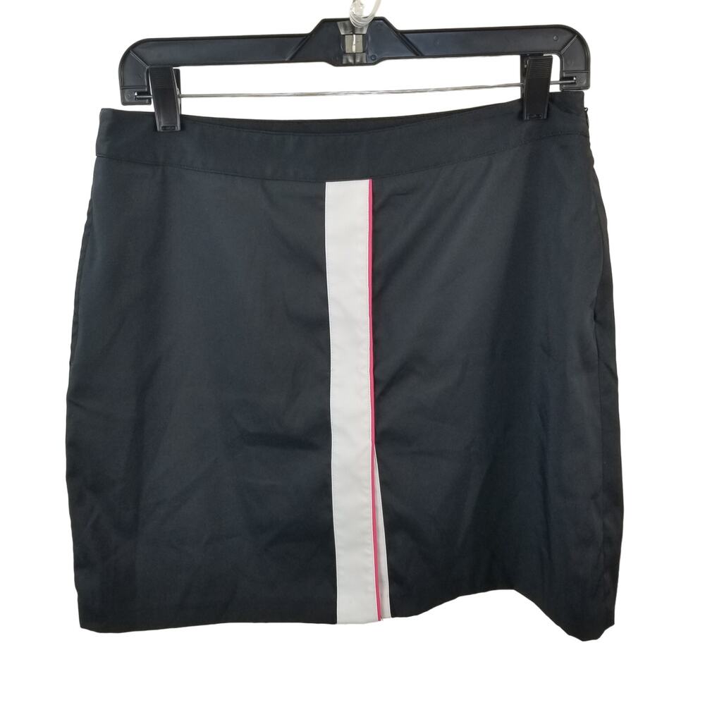Greg Norman Everbest Women's Black White Red Golf Athletic Skorts Shorts Size 6